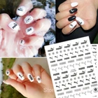 Самоклеящиеся 3D-Наклейки для ногтей DIY, наклейки для ногтей, наклейки для маникюра, наклейки для дизайна ногтей, украшение для ногтей