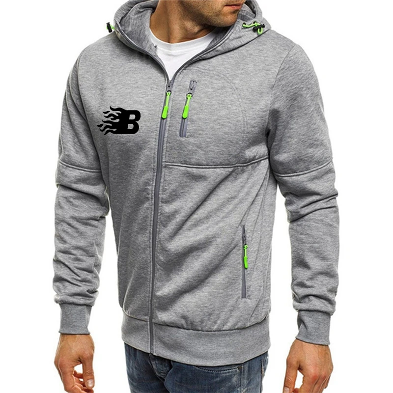 

Spring Men's Jackets Hooded Coats Casual Zipper Sweatshirts Male Tracksuit Fashion Jacket Mens Clothing Outerwear