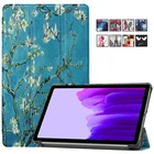 Чехол для планшета Samsung Tab A7 Lite 8,7 2021 T220 T225, трехскладной кожаный магнитный чехол для Samsung Galaxy Tab A7 Lite, чехол