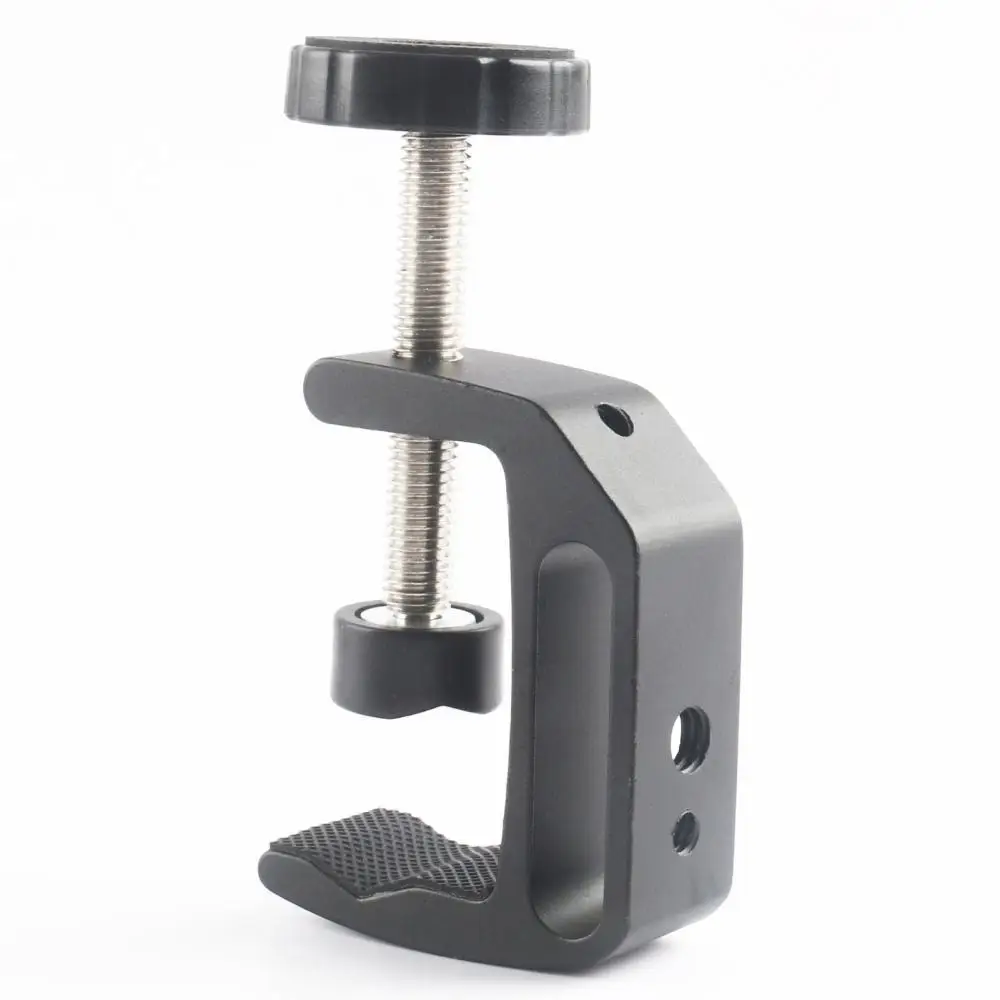 

Convenient Universal C-Clamp with 1/4 3/8 Screw Hole Bracket Camera Tripod Accessories 7cm x 5cm x 3cm