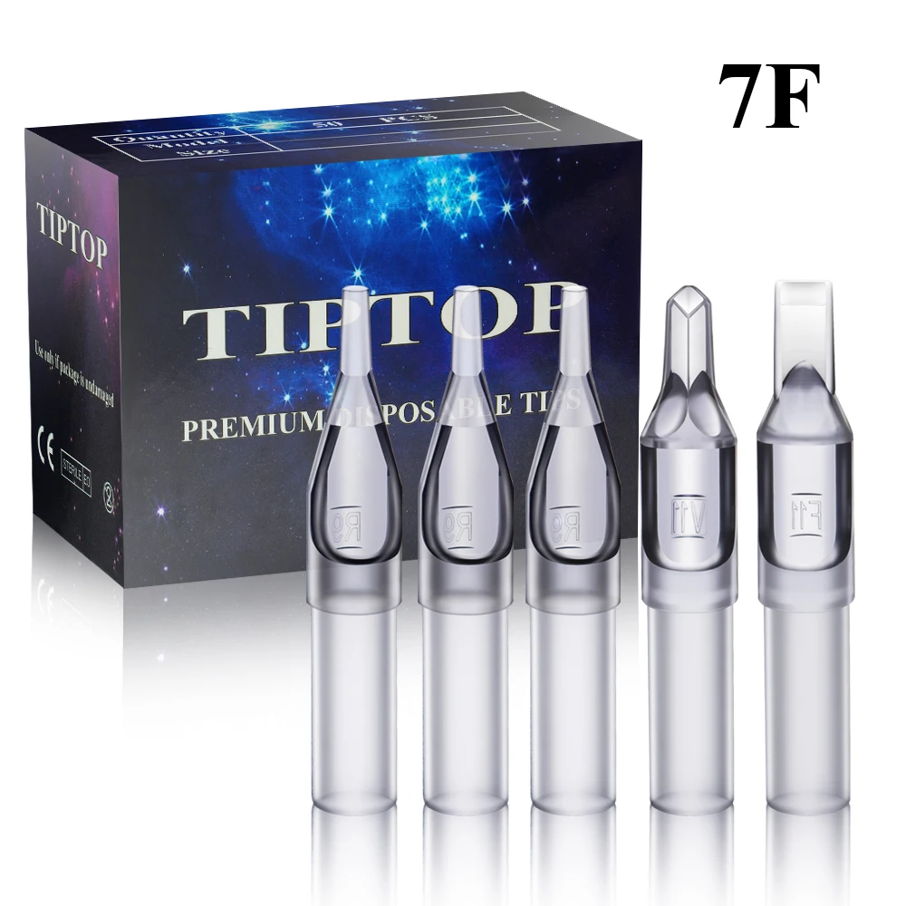 

Наконечники для татуировок, пластиковые, 7 футов, 100 шт.