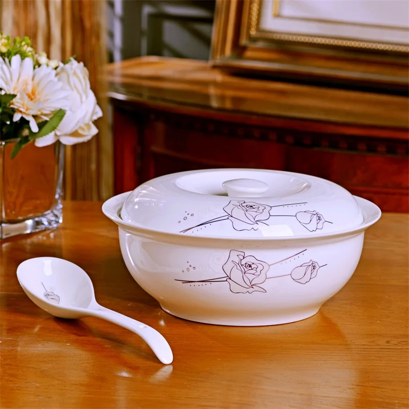 Набор посуды из 2 предметов креативная миска для супа Цзиндэчжэнь керамические