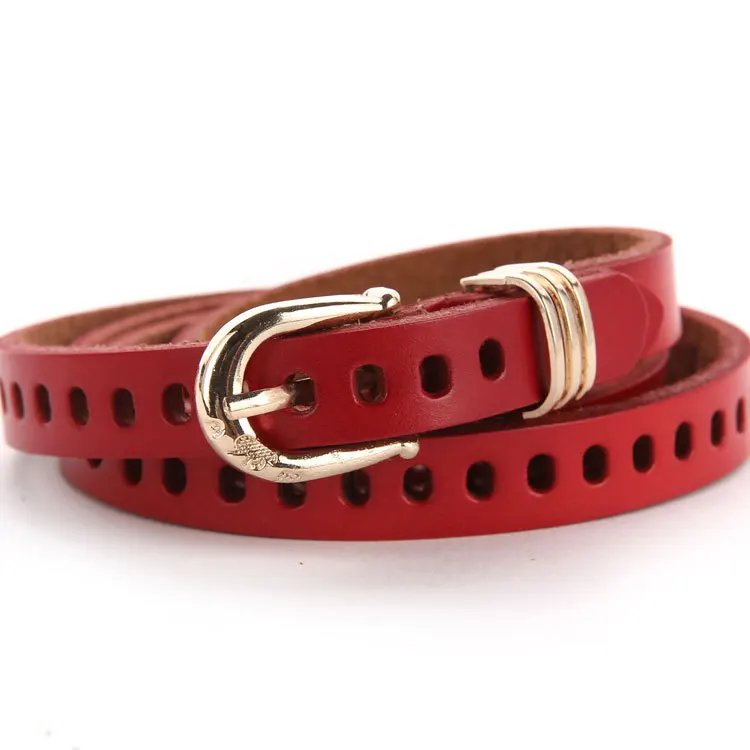 

Genuine Leather Belts Women Fashion Jeans Classic Retro Simple Round Buckle Female Pin 2021 New Drop Shipping