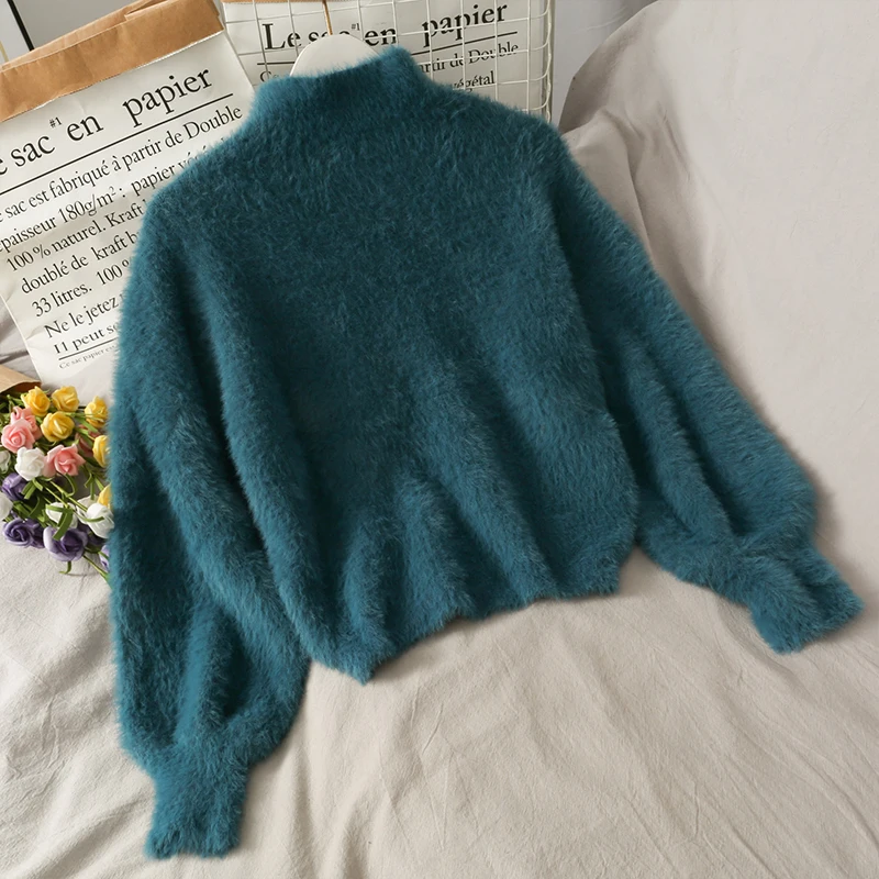 

2020 new fashion women's clothing Turtleneck long sleeve woman sweaters
