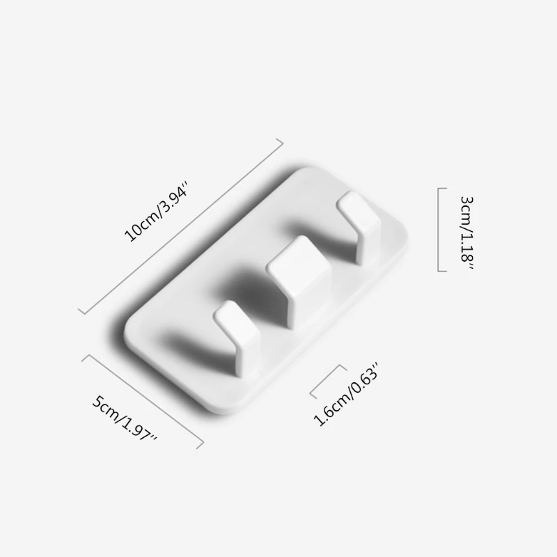 

Kitchen Adhesive Hanger Wall Storage Hook Punch-free Power Plug Socket Holder