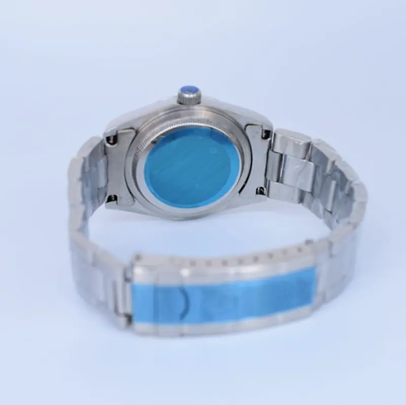 

STEELBAGELSPORT brand 36mm stainless steel lightning pointer luxury men mechanical watch daydate round men automatic watch gifts