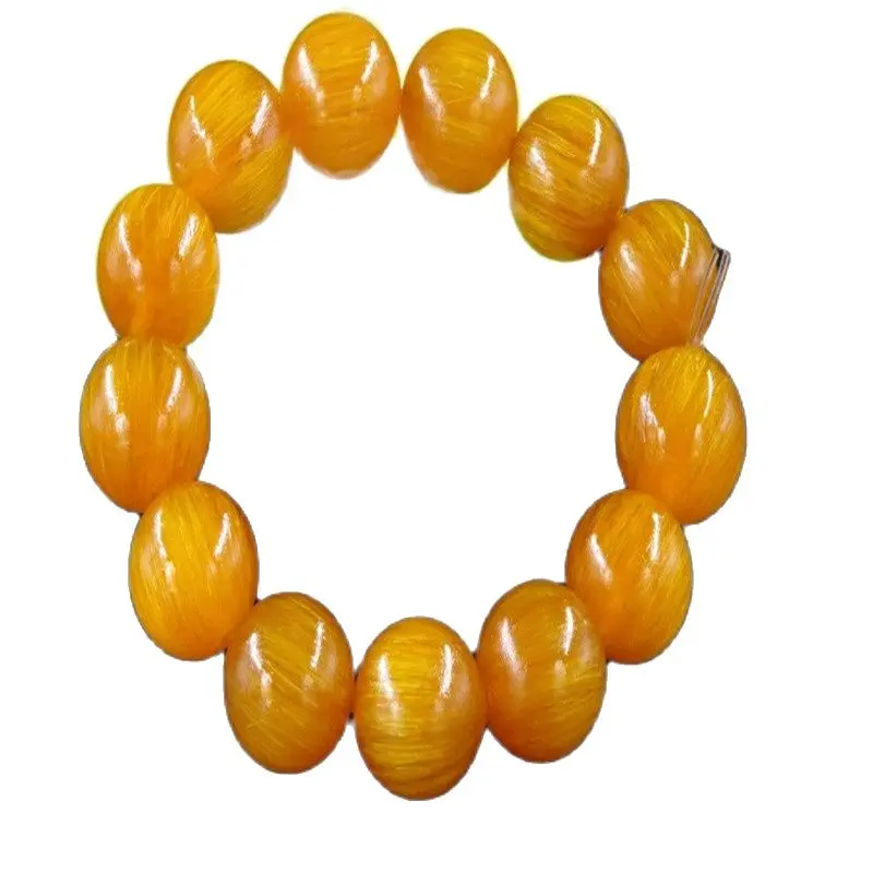 Коллекция редких натуральных изделий тибетский золотой браслет бусины ручной