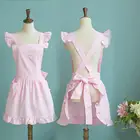 Фартук для домашней кухни, фартук с оборками для готовки, барбекю