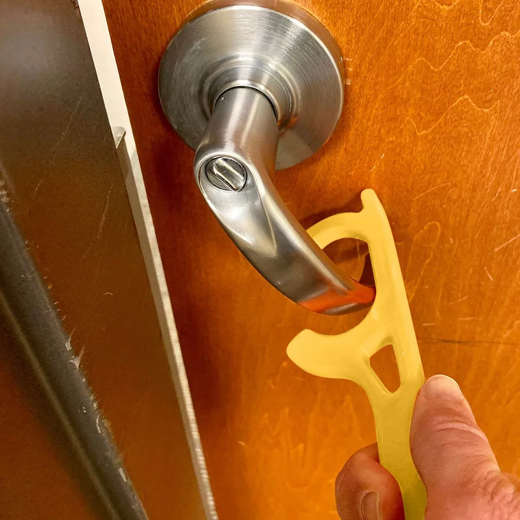 Портативный латунный дверной Открыватель портативный пресс инструмент для