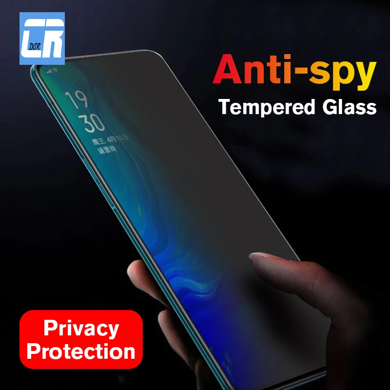30D противошпионское закаленное стекло для OPPO Reno 2Z 6Z 4 SE F7 R17 F11 Pro защита экрана