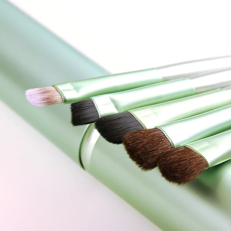5pcs Travel Portable Mini Eye Makeup Brushes Set Reals Eyeshadow Eyeliner Eyebrow Brush Lip Make Up kit Professional |