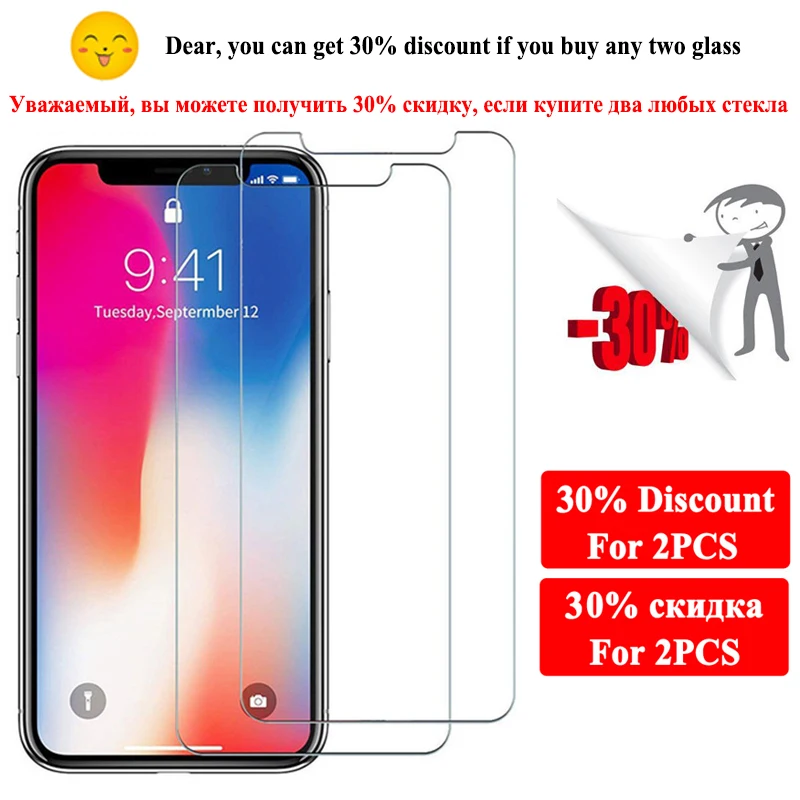 Защита экрана для iPhone XS XR X Max защитное стекло i Phone Aiphone 6 7 8 Plus 10S Tremp Safety Xmax SX S R Protect