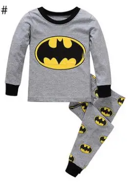 Осенняя Пижама с холкам для мальчиков супер город героев брюки Спортивный костюм