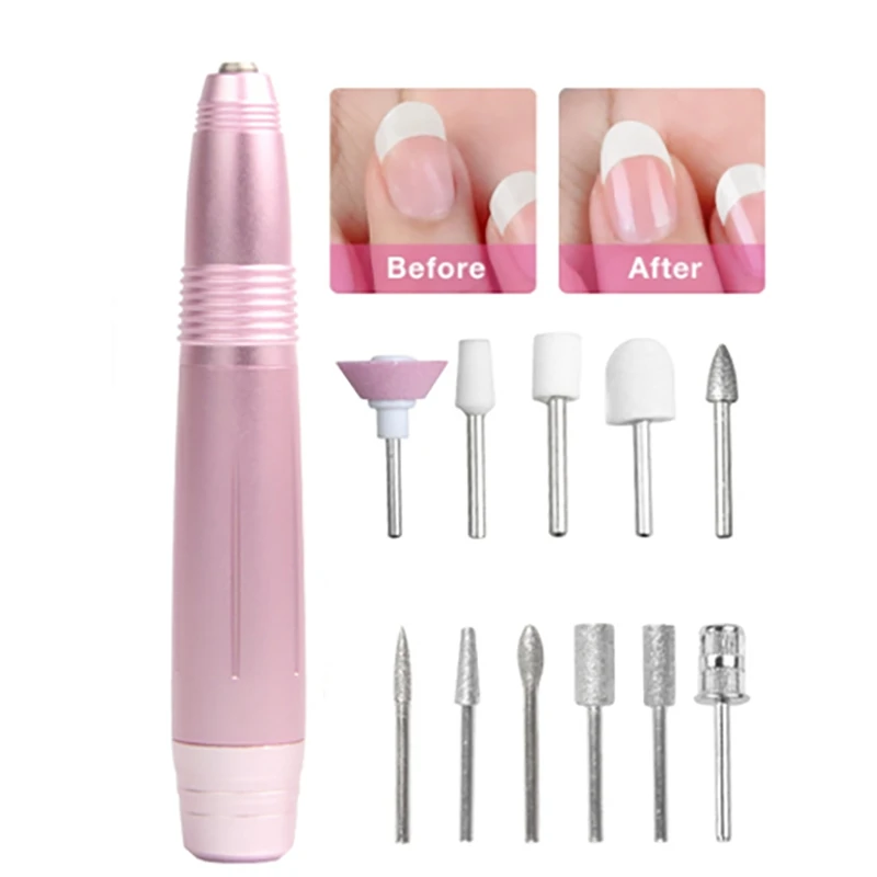 

Electric Nail Drill Pen Manicure Machine Portable Nail File Drill Grinder Manicure Pedicure Nail Art Tools