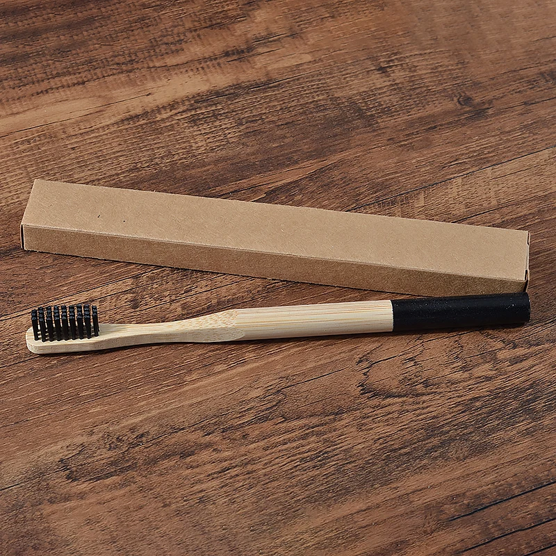 50 Pack Оптовая бамбуковая зубная щетка мягкая щетина биоразлагаемая пластиковая