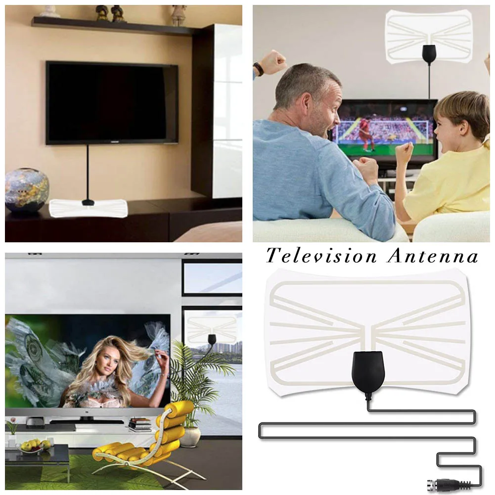 HD ТВ антенна для цифрового Усилитель сигнала закрытых помещений|Телевизионные