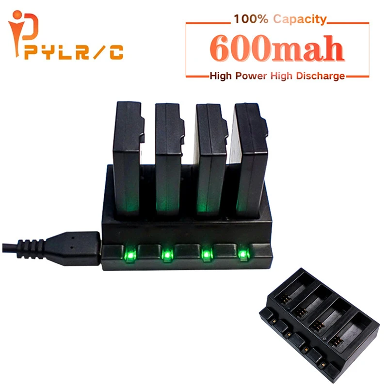 Модернизированный 3 7 в 600 мА/ч Перезаряжаемые LiPo Батарея и зарядное устройство