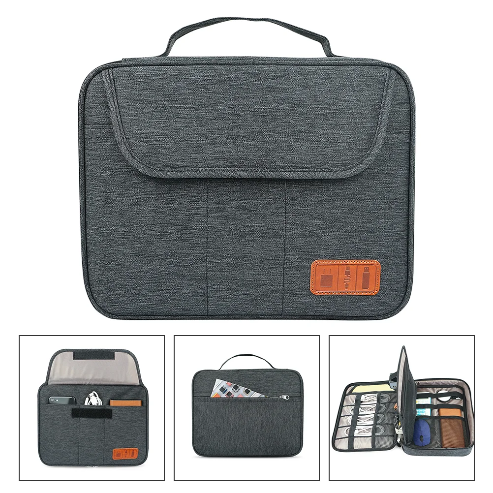 

1pc Multi-functional Digital Storage Bag Double-layer Waterproof Storage Bag