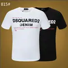 Футболка DSQUARED2 Мужскаяженская из чистого хлопка, уличная одежда с круглым вырезом и короткими рукавами, с надписью, в стиле хип-хоп, Аутентичная, DSQ, 2021, 815