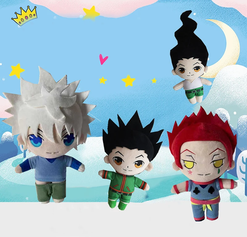 

Игрушка плюшевая, 20 см, милая охотника X Hunter Plushie Gon Freecss Hisoka Killua Zoldyck, аниме мягкая набивная подушка, Детские поклонники, Рождественский подаро...