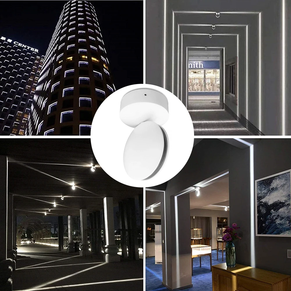 Современная цветная светодиодная настенная лампа RGB Освещение для подоконников