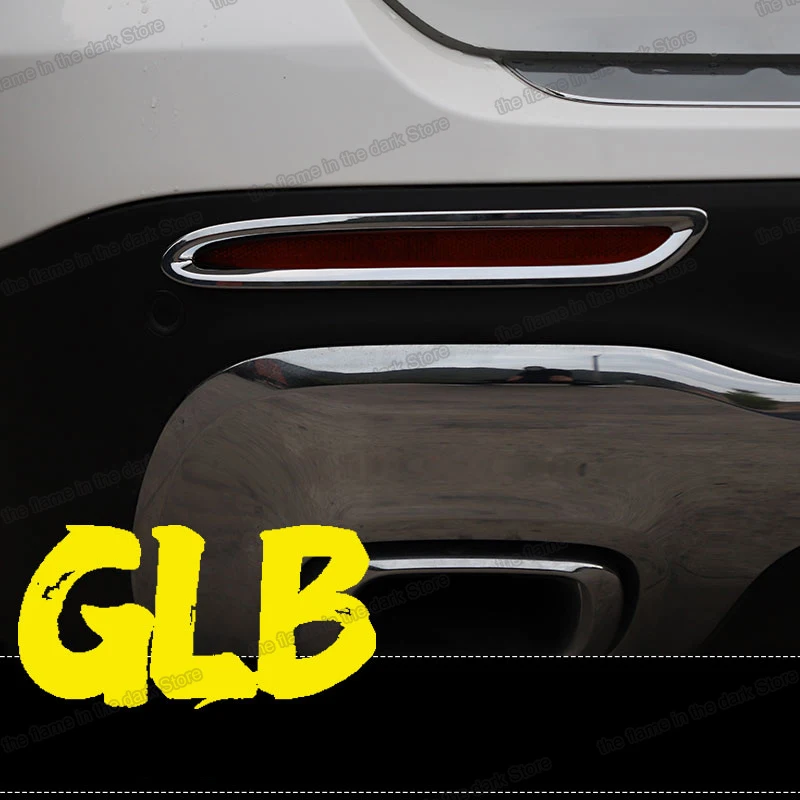 

Lsrtw2017 заднего светильник рама отделка противотуманная светильник Накладка для Mercedes Benz Glb 200 180 250 2019 2020 2021 X247 аксессуары для авто