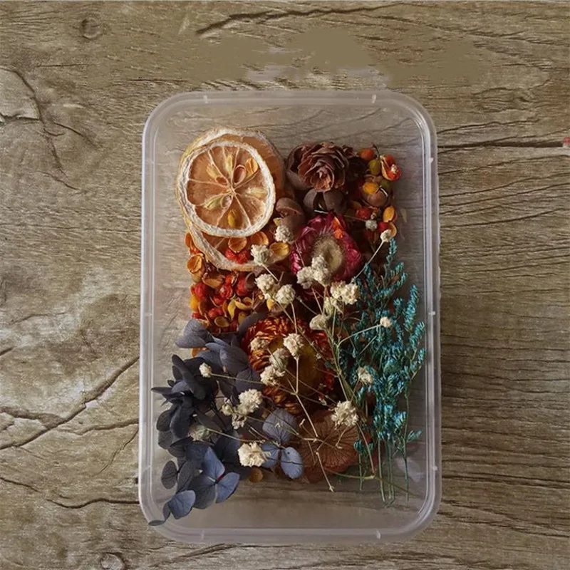 New DIY Candle Decoration Flower Dry Plants For Aromatherapy Lemon Leaf Petal Pure Soy Wax Natural Ingredients | Дом и сад