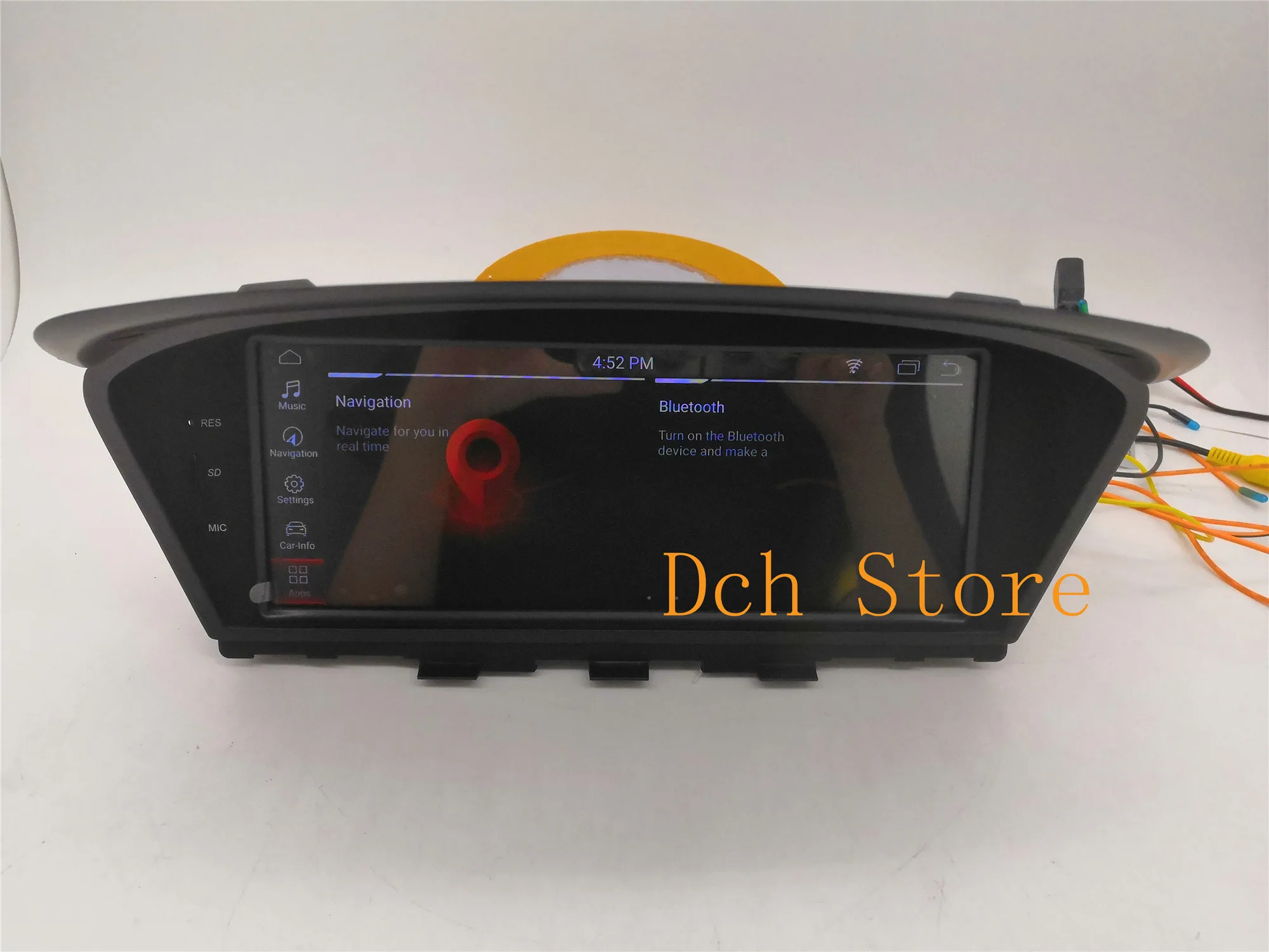 Автомобильный Dvd плеер 8 дюйма Android 10 0 Gps навигация радио для BMW E60 E61 E63 E64 E90 2003 2010 6