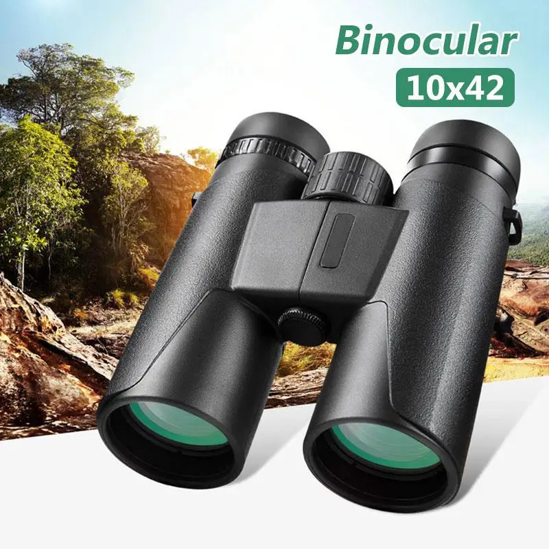 10*42 BAK4 60X60 бинокль Hd 10000 м высокая мощность бинокулярный двойной цилиндр охотничий