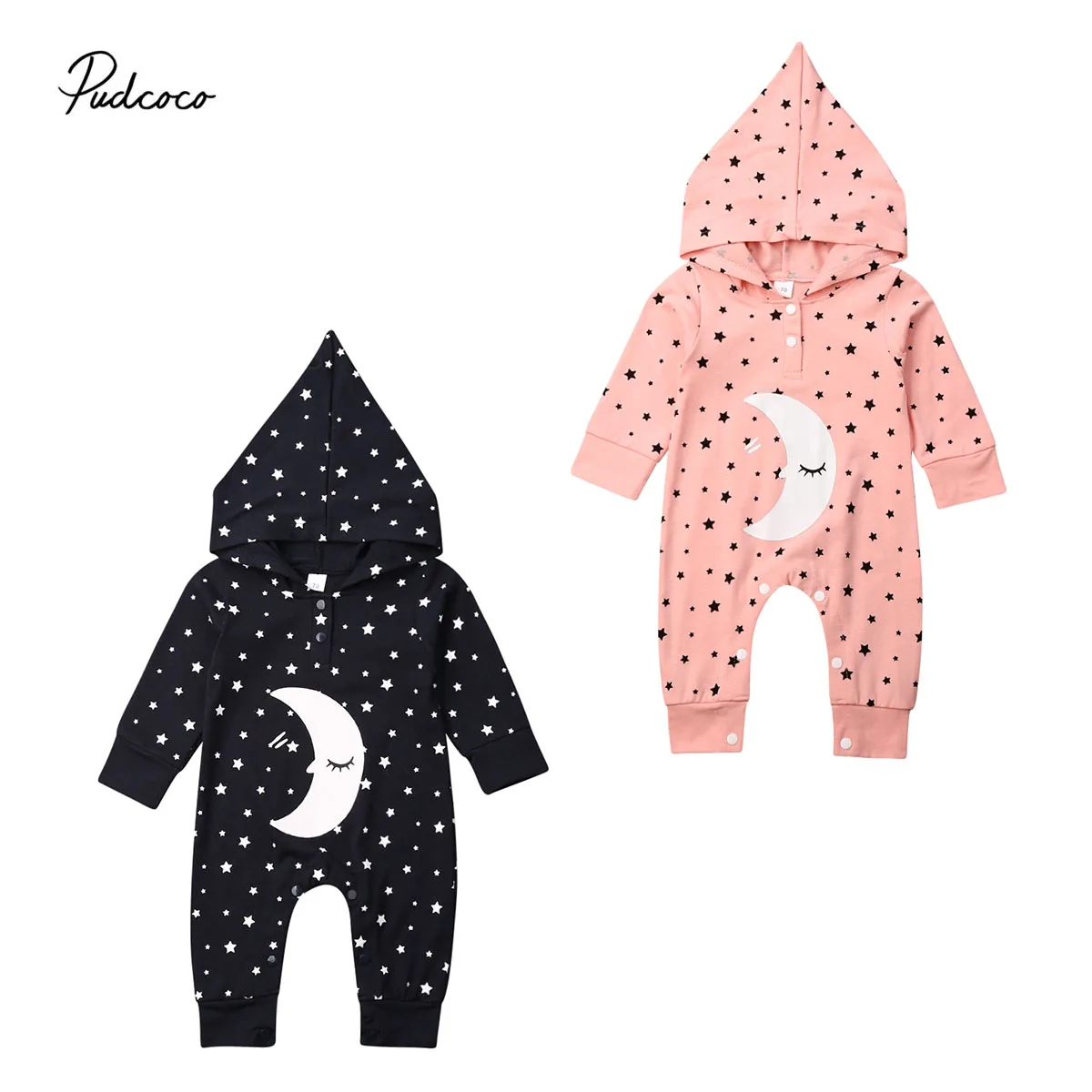2019 брендовый Детский комбинезон для девочки мальчика ребёнка звезды Луны с