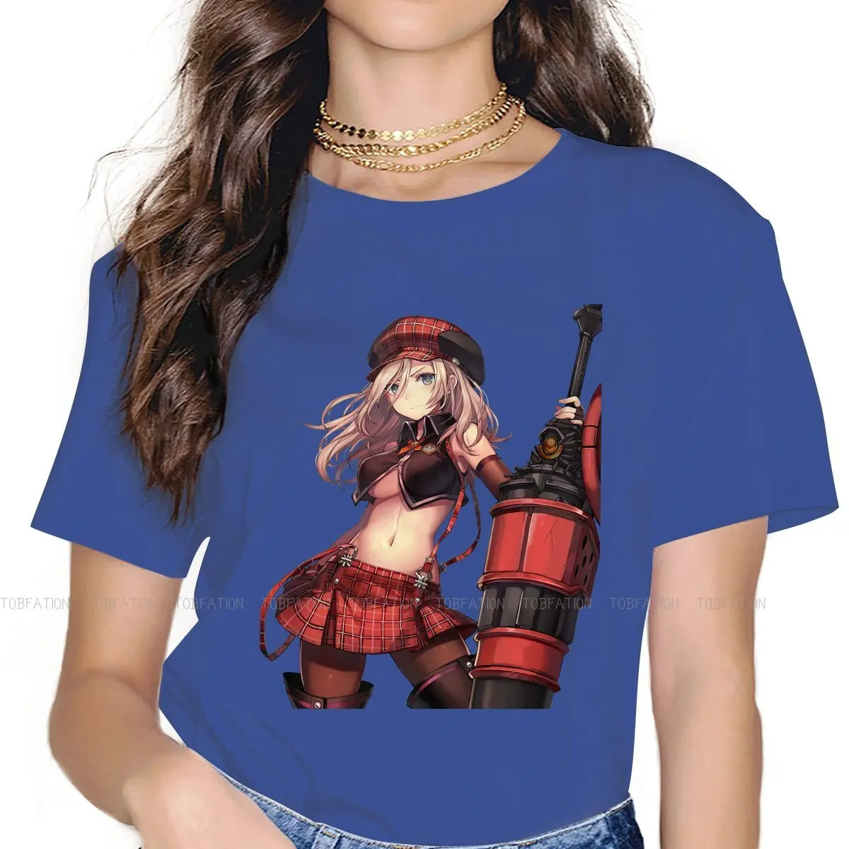 

Alisa 4XL 5XL TShirt God Eater Game Anime Fabric Classic T Shirt Girl Clothes Fashion Hot Sale