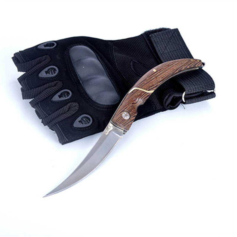 Karambit итальянский стилет мафия Тактический Складной нож 440C зеркальное лезвие