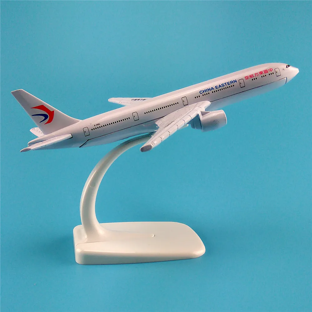 Модель воздушного самолета из сплава 16 см China Eastern Airlines B777 Aircraft Boeing 777 Airways Airplane Model w