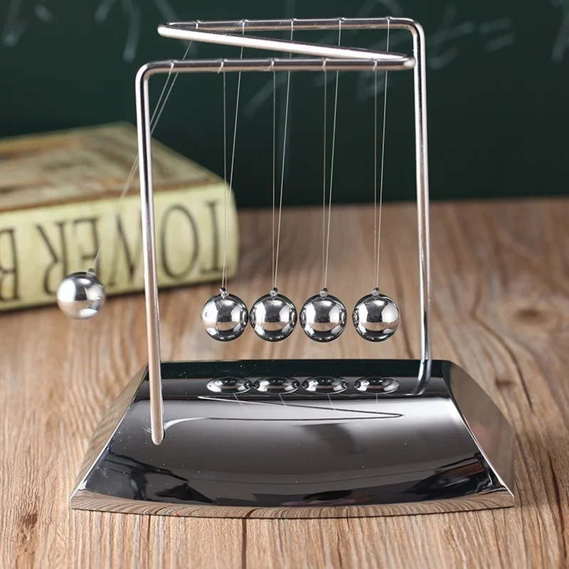 

Стальной Балансирующий шар Newtons маятник для науки физики украшение раннее развлечение развивающая настольная игрушка подарок