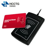 13 56mhz usb contactless hid uid access control smart card reader for pc acr1281u c2