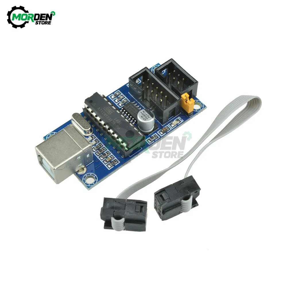 USBTINYISP AVR ISP Downloader USB Programmer Bootloader For Arduino IDE R3 Atmega2560+10pin Programming Wire | Инструменты