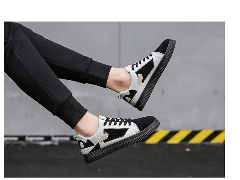 Мужские теннисные туфли большие размеры модные кроссовки с пэчворком дышащая