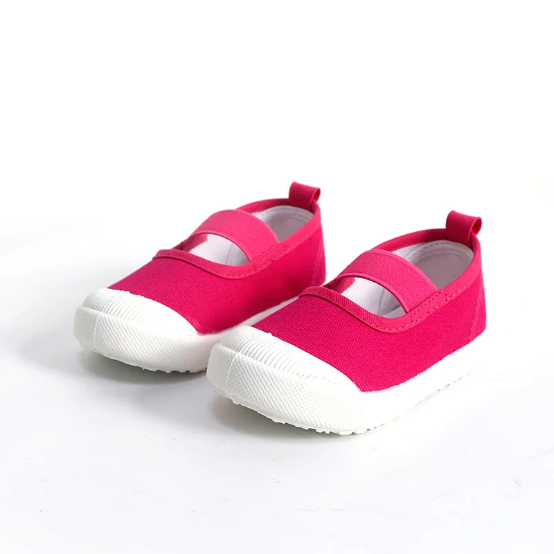 2020 New Spring Autumn Baby Girl Shoes Kids Canvas Children's Casual Sneakers Candy Color Flowers For Girls Floral Prints | Детская