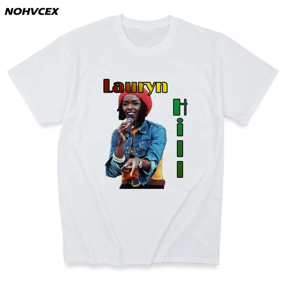 

Leisure Fashion 100% cotton T-Shirt Lauryn Hill Rap 1998 Men Cool Tops
