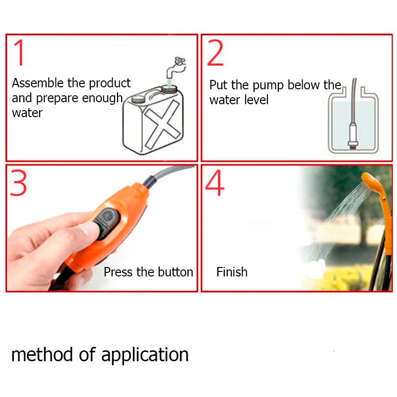 душ для кемпинга походный Переносной 12V электрическая уличная сумка душа набор