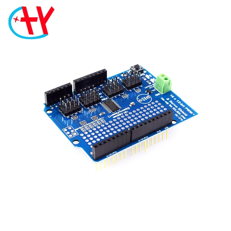 ShengYang 1 шт. мотор/шаговый/Серводвигатель/робот щит для Arduino I2C v2 Kit w/драйвер PWM TOP |