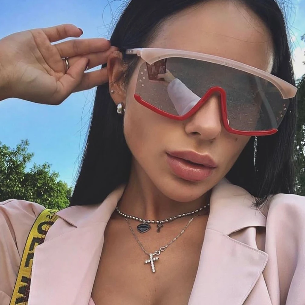 Новые Большие цельные очки QPeClou для женщин и мужчин большая оправа