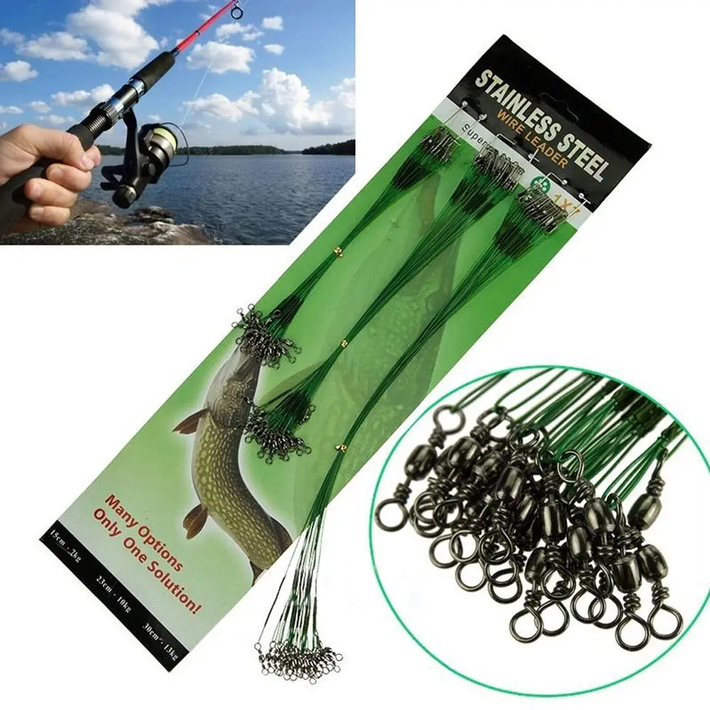 20 шт. прочные практичные бриллиантовые стальные провода для ловли