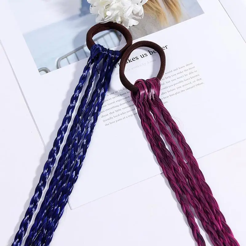 1 шт. Женская эластичная резинка для волос повязка богемная плетеная на голову