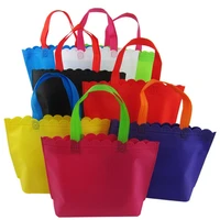 20 piecelot custom logo printing non woven bag totes portable shopping bag for promotion and advertisement 80g fabric