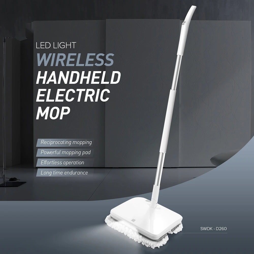 SWDK Ручная Электрическая Швабра для пола беспроводная мойка робот уборки дома со