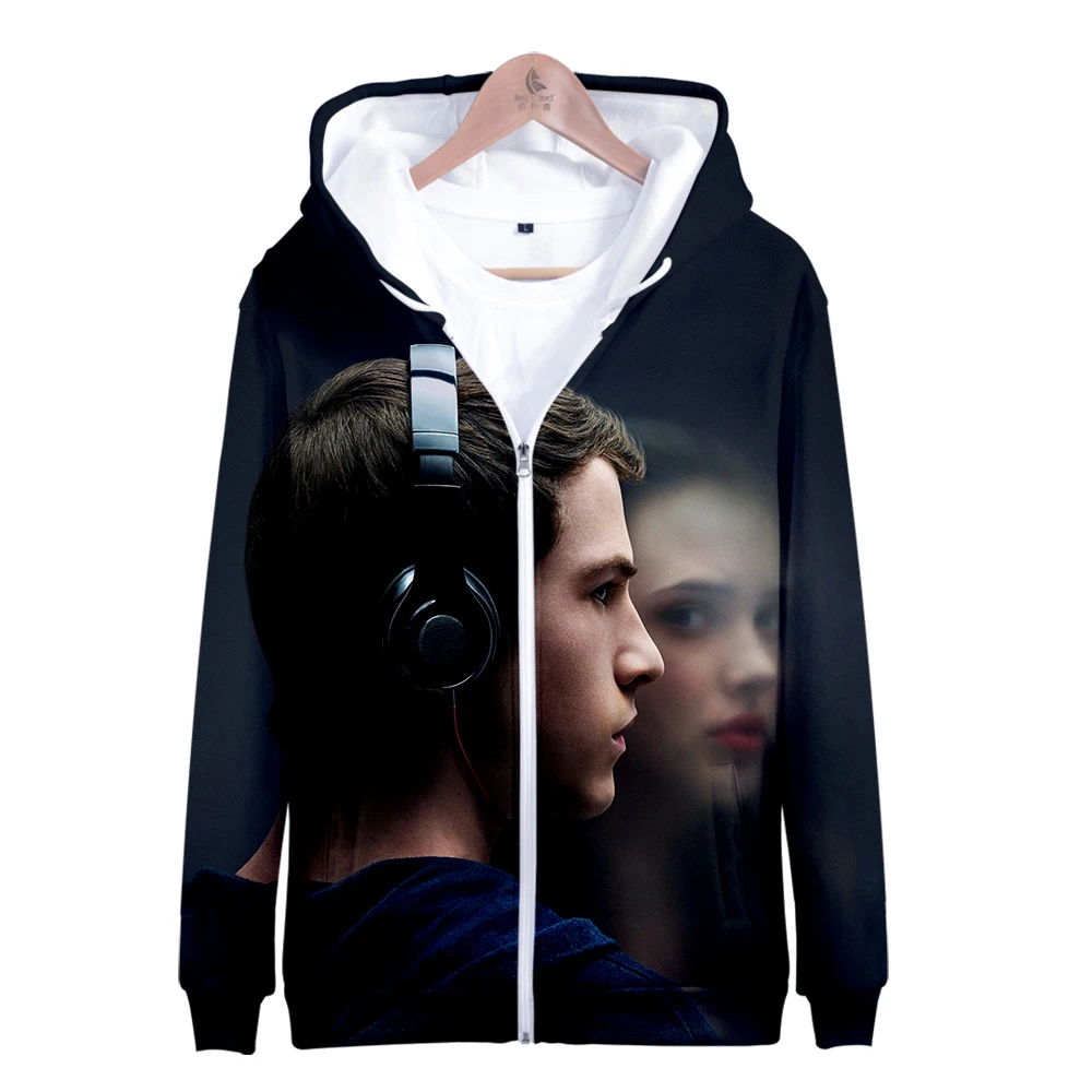 2019 13 причин почему толстовка на молнии повседневные толстовки новая модная