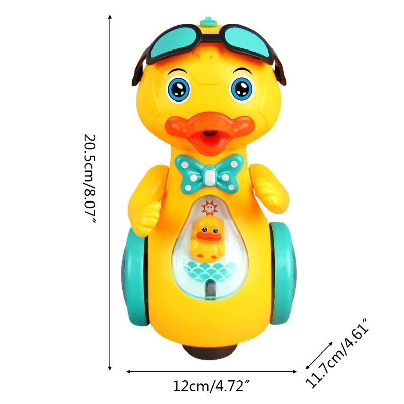 

Electric Duck Bubble Machine Spray Music Lighting Toys Automatic Bubble Blower Kids Children Toy