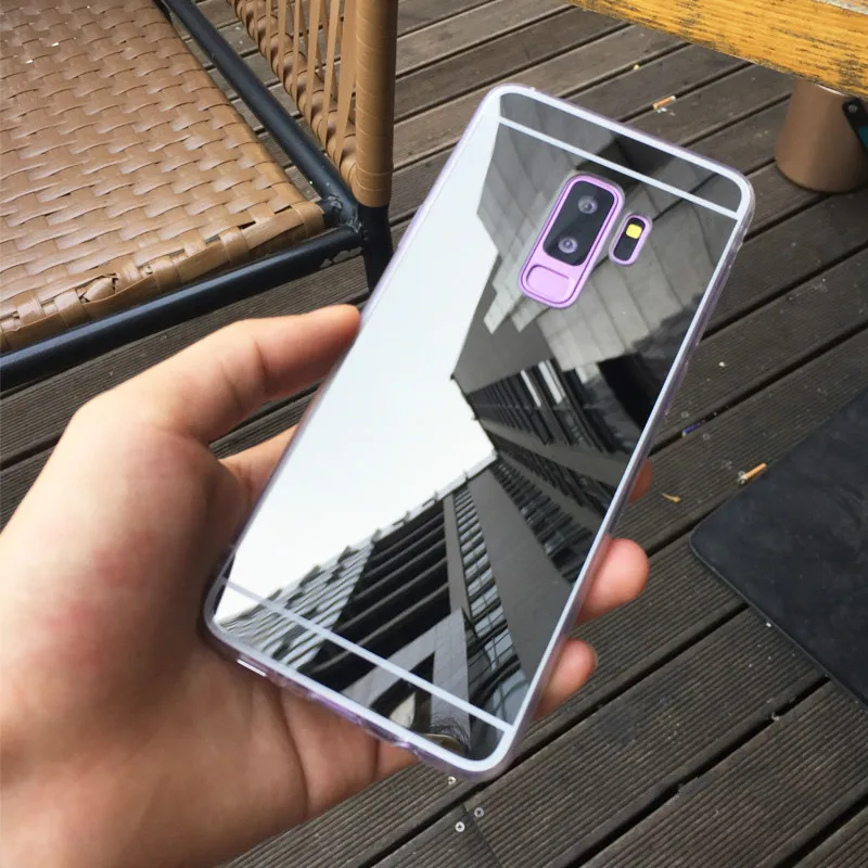 Чехол с зеркальным эффектом для Samsung Galaxy A20 A30 A50 M20 S10 Note 10 S8 S9 Plus S7 S6 edge мягкий