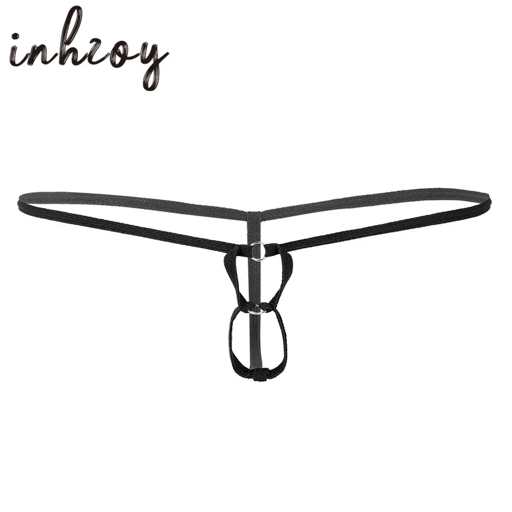 

Стринги мужские, с низкой посадкой, эластичные, с открытым уплотнительным кольцом